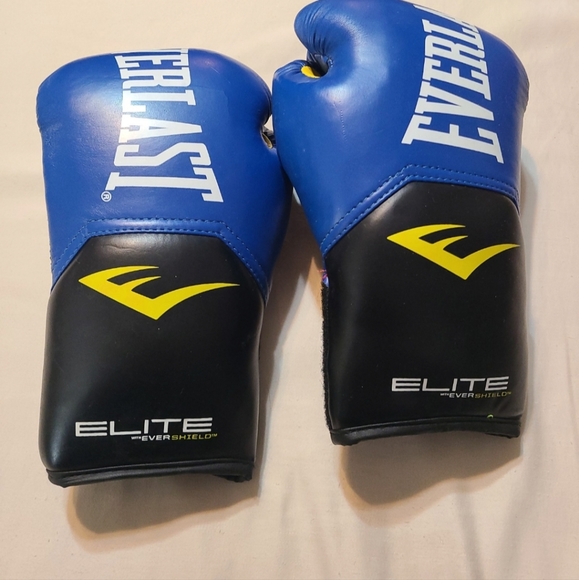 Other Everlast Elite Prostyle Training Gloves Blue 8 Ounces Boxing